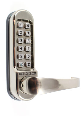 Codelocks 520/525 Mechanical Digital Lock includes full mortice lock and deadbolt, complete with euro cylinder and keys 