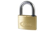 ASEC Masterkeyed Brass Padlock 60mm (Masterkey Ref. CC)