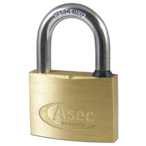 ASEC Masterkeyed Brass Padlock 60mm (Masterkey Ref. CC)