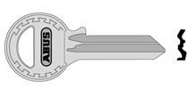 Extra key for ABUS Padlocks