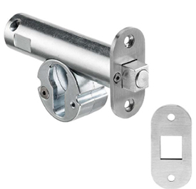 JNF Euro Cylinder Mortice Bolt -  Satin Chrome Euro Covers