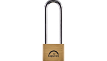 Squire LN4 - 40mm - Brass Padlock - 100mm Long Shackle