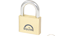 Squire LN5S MARINE - 50mm - Brass Padlock  Stainless Steel Shackle view 1 thumbnail