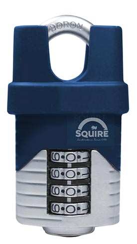 Squire Vulcan Combination Padlock - 40mm - Closed Shackle - 4 Wheel