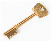 Extra key for APECS Mortice Lock