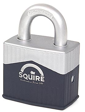 Squire Warrior WAR55 - Key Locking Padlock - CEN 3