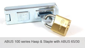 ABUS Hasp and Staple 100/60mm view 2