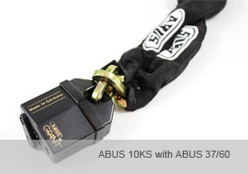 ABUS 10KS 10mm Square Link Security Chain view 3