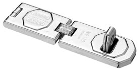 ABUS Hasp and Staple 110/155mm Jointed with one Link