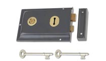 YALE 334 2 Lever Double Handed Rimlock