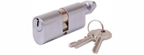 Union 2 x 13 Oval Key and Turn Cylinder