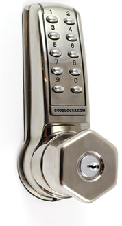 Codelocks 4010K Keyless Digital Electronic Lock Finish Stainless Steel view 2