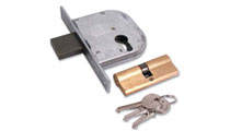 CISA 42021-50 Gate Lock with Double Euro Cylinder