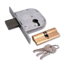 CISA 42022-50 Gate Lock with Double Euro Cylinder