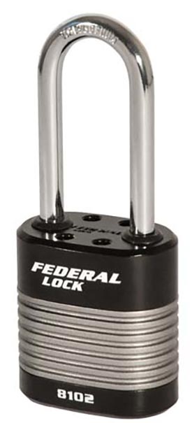 Federal FD8102-50 laminated padlock