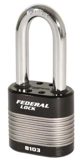 Federal FD8103-50 laminated padlock