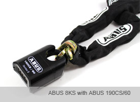 ABUS 8KS 8mm Square Link Security Chain view 4