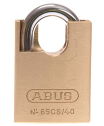 ABUS 65CS/40 Brass Closed Shackle Padlock