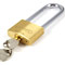 ABUS 65IB/40 Brass Padlock - 63mm Stainless Steel Long Shackle view 2 thumbnail