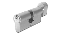 ASEC 5 Pin Euro Key & Turn Cylinder - Nickel