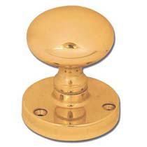 Mushroom Knob AS3546 - Polished Brass