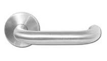 Pair of Stainless Steel Lever Handles 