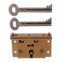 ASEC 4 Lever Box Lock - Keyed differ