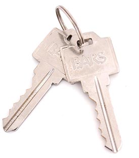 BARS Extra key for Knobsets - Sold Singularly 