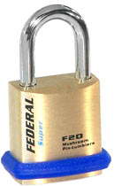 Federal 20mm Brass Padlock