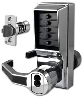 Kaba L1021B  Mechanical Digital Combination Lock Unit with Key Bypass