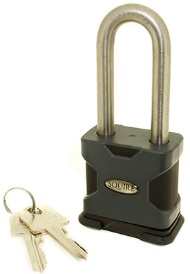 Squire SS50S Marine Padlock with 65mm long stainless steel shackle