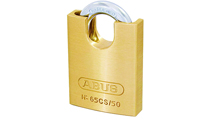 ABUS 65CS/50 Brass Closed Shackle Padlock