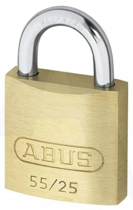 ABUS 55/25 Brass Padlock