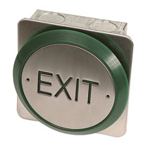 All Active Small Push Plate Exit Button