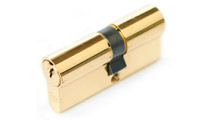 Asec 5 Pin Euro Profile Double Cylinder - Brass
