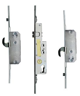 Avocet 2 Hooks and 2 Rollers: UPVC Multi-Point Locking Mechanism