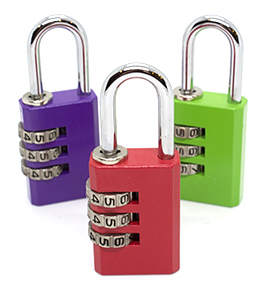 BARS Defender 30mm Combination Padlock - 3 Digit - Coloured