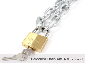 8mm Galvanised Security Chain (Per Metre) view 2