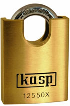 Kasp 125 Series Premium Brass Padlock 50mm Closed Shackle