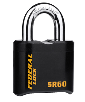 Federal NSR60FC Combination Padlock - FIXED CODE