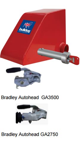 Bulldog Heavy Duty Hitchlock - BRC/BK - Bradley Autoheads Models GA3500, GA2750 and D5050