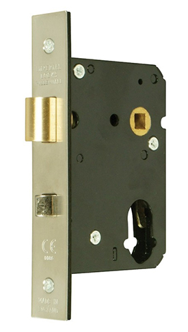 IMPERIAL G7088 Dual-Profile Cylinder Mortice Night Latch with Anti-thrust Bolt - 64mm Case - with Security Escutcheons