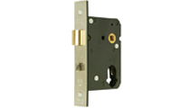 IMPERIAL G7088 Dual-Profile Cylinder Mortice Night Latch with Anti-thrust Bolt - 64mm Case - with Security Escutcheons