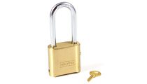 Masterlock Resetable Combination Padlock with Key Override and Long Shackle