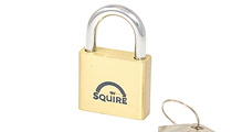 Squire LN4S MARINE - 40mm - Brass Padlock Stainless Steel Shackle view 1 thumbnail