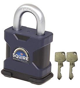 Squire SS50S Stormproof Padlock with Registered key Section