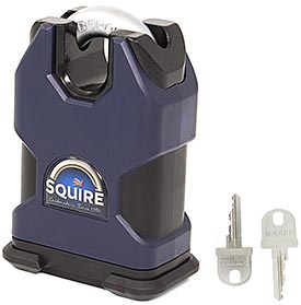 Squire SS50CS Closed Shackle Padlock with stormcover
