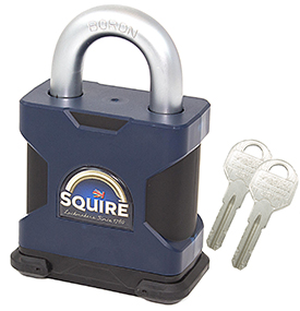 Squire SS65S Stormproof Padlock  with EVVA ICS key - Fully Protected key