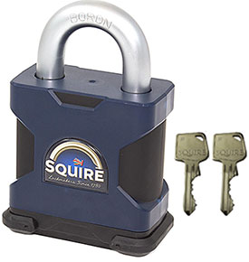 Squire SS65S Stormproof Padlock with Protected Key Section