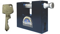 SQUIRE Stronghold WS75 Steel Container Sliding Shackle Padlock with Restricted key